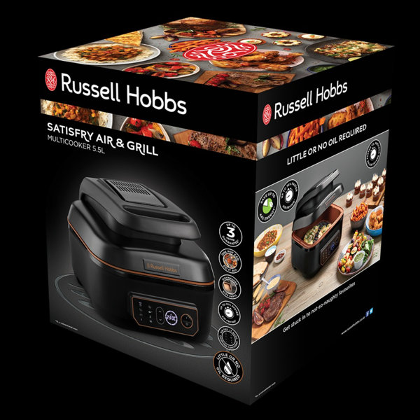 Russell Hobbs Satisfry Air Fryer & Grill Multi Cooker, 5.5L & Reviews